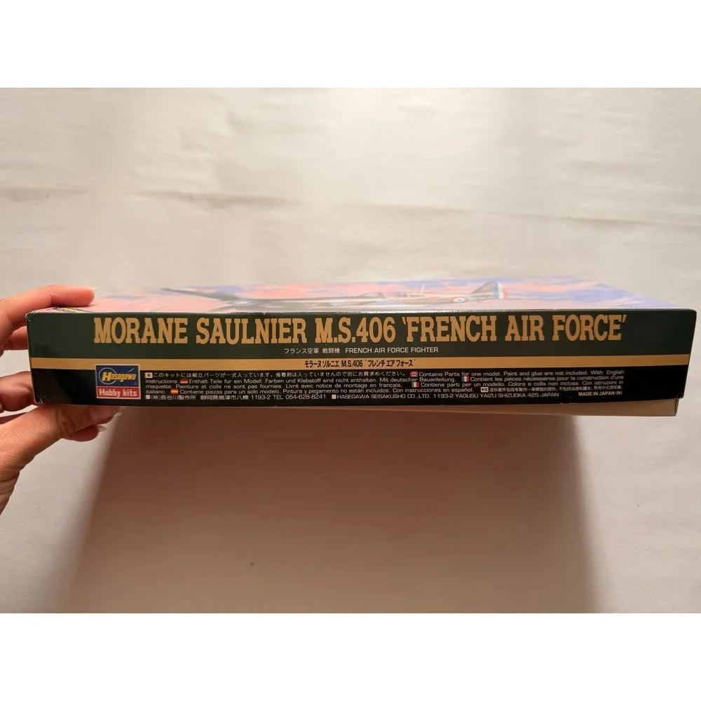 Hasegawa 1/72 Morane Saulnier M.S.406 French Air Force Model Kit AP19